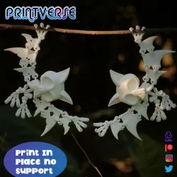 Flexy Print In Place Skeletal Bat