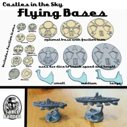 Flying Battleship models - Castles in the Sky