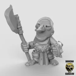 Goblins in Heavy Armour with Axes (pre supported)