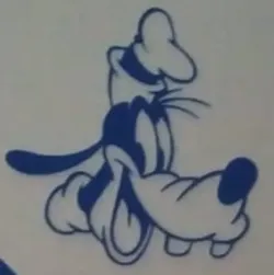 goofy face wallart