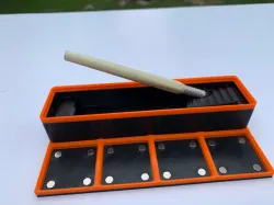 Gridfinity dual-mode knife/tweezer bin