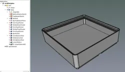 Gridfinity Simple Box Parametric FreeCAD file