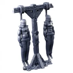 Hanging People and Skeletons Fantasy Resin Miniatures Collection