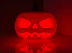 Jack 'O Lantern - Wifi controllable - ESP8266 / WS2812 led ring