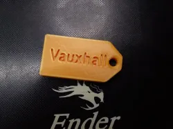 Key Tag Vauxhall
