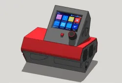 LowRider 3 CNC - control box case for BTT SKR Pro 1.2 board and a BTT TFT35 E3 touchscreen (v1.3.4) SHORTER VERSION (180mm) FOR SHORTER PRINTERS