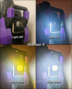 Lynx, Sherman S & Patton - DIY Custom Light Mount