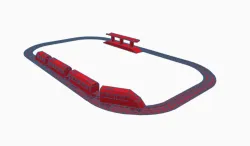 Miniature Train Playset (NEW DESIGN, NOT TESTED)
