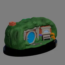 Miniature Turf House - Viking Medieval Terrain
