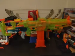 Nerf magazine blaster stand