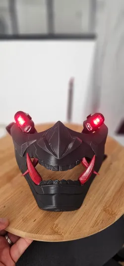 Oni Cyberpunk LED mask