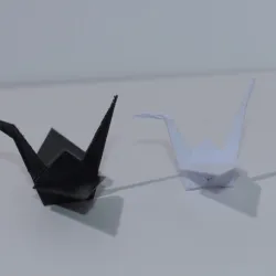 origami bird (origami crane)