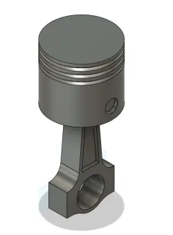 Piston Keychain
