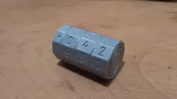 Print-in-Place 3 Digit counter.