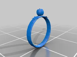 pumpkin engagement ring
