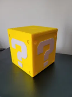 Question block coin bank