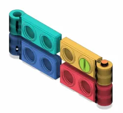 Removable pinned hinge for Lack Enclosure