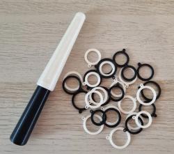 Utoolmart Ring Sizer Mandrel Kit - US Size 0-13 Finger Measuring Stick With Rubber Hammer - View #6