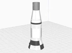Saturn V Rocket - Multi-Color / MMU updated interstage paint