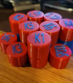 Screw-able container for small parts