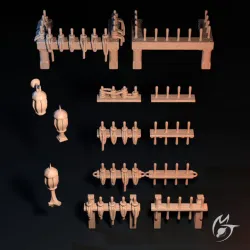 Ship Main Deck Objects and Props