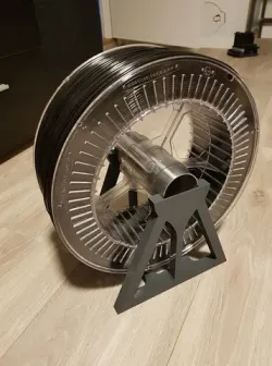 Spool holder for 300mm spools on 2in pipe