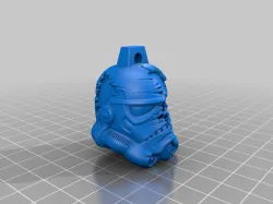 Star wars Trooper death head keychain