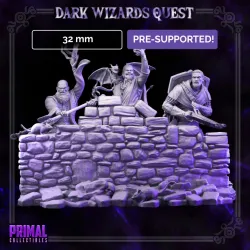 Stone Barrier - DARK WIZZARDS -  MASTERS OF DUNGEONS QUEST