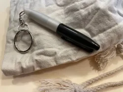 Stubby Snap Fit Sharpie Keychain