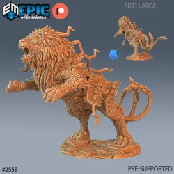 Thunder Lion Set / Utopian Predator / Legendary Lightning Beast / Wild Southern Animal / African Encounter