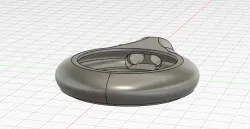 TPU slim AirTag keychain
