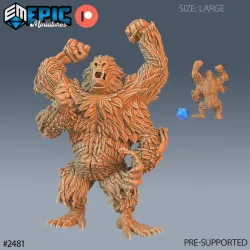 Undead Girallon Set / Four Armed Gorilla / Zombie Ape / Evil Huge Monkey