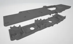 USA Trains SD70 Motor block replacement covers