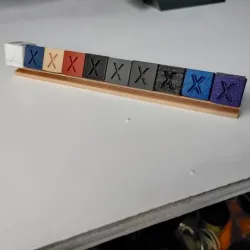 XYZ CALIBRATION CUBE HOLDER