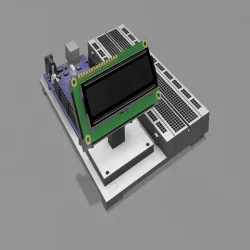 1602 lcd screen holder