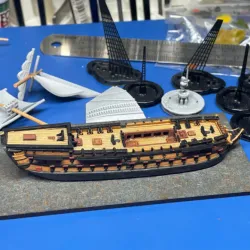 3D-printable Ratlines for Tall Ships