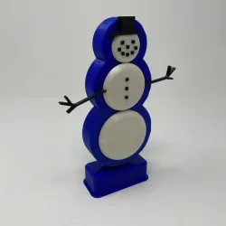 A 3D Printed Dancing Snowman