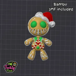ARTICULATED XMAS GINGERBREAD MAN