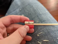 Bamboo Skewer Sharpener