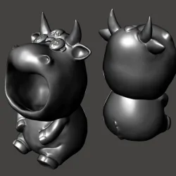 Big Mouth Cow Organizer / Planter 2 Versions