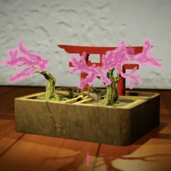 BONSAI SELF-WATERING PLANTER WITH TORI GATE