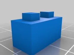 Cinderblock Legos 16x8x8mm