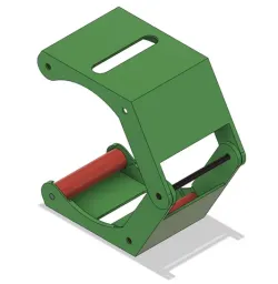 Clamping spool holder