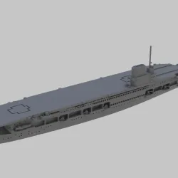 Courageous class aircraft Carrier wargame miniature