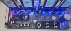 Cover LCD st7735 Nixie Clock