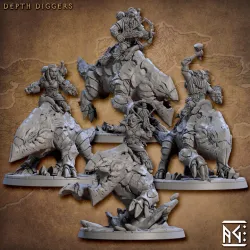Depth Diggers Riders (Gnomes of Golemmar)