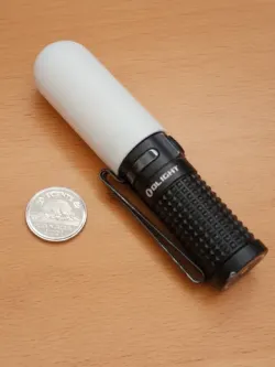 Diffuser for an OLight Baton II or Baton 3