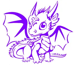 Dragon stencil 14