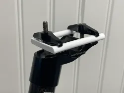 Dummy seat rails for bicycle seatpost storage