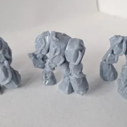 Earth Elementals miniatures (32mm)